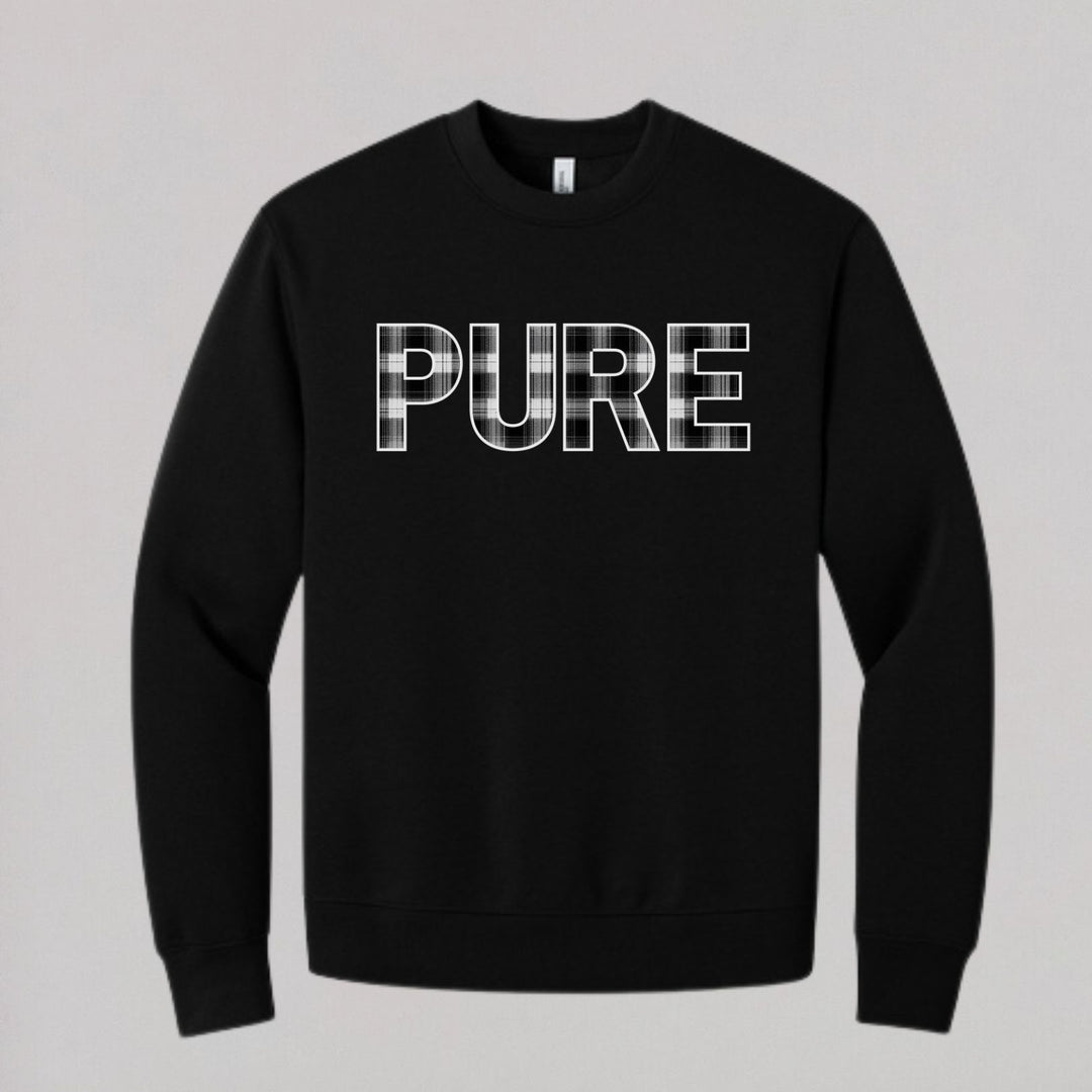 PURE "Plaid" Crewneck