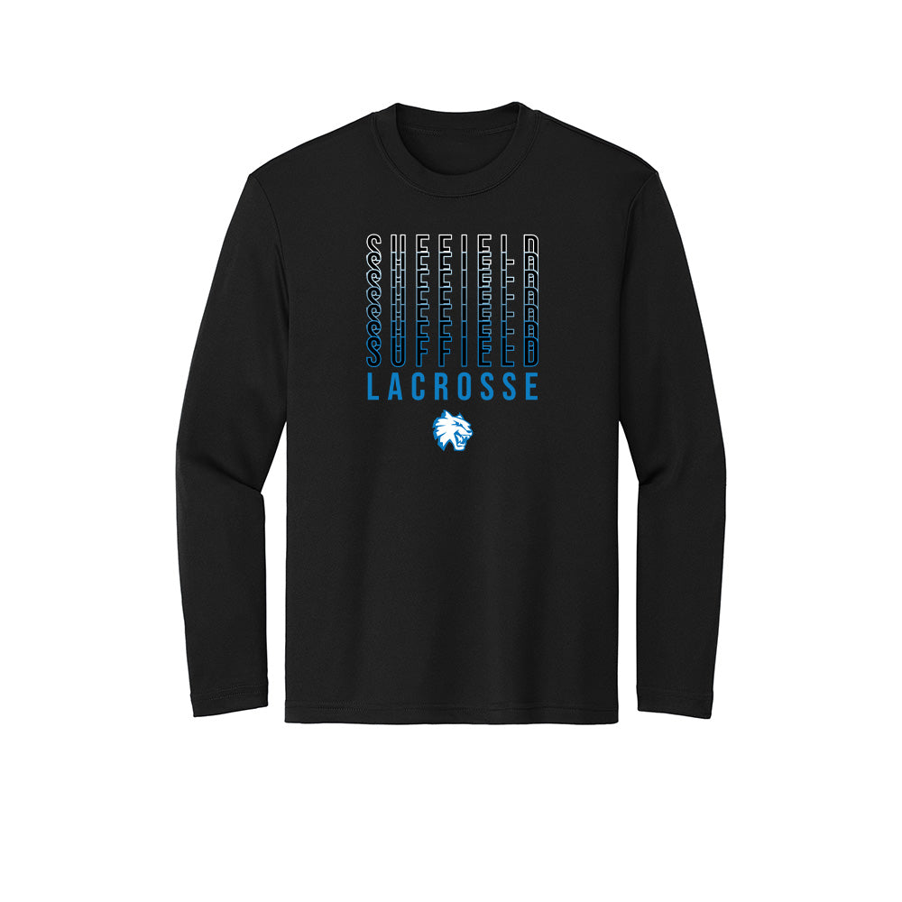 Suffield Lacrosse Youth "SUFF" LS Tech Tee