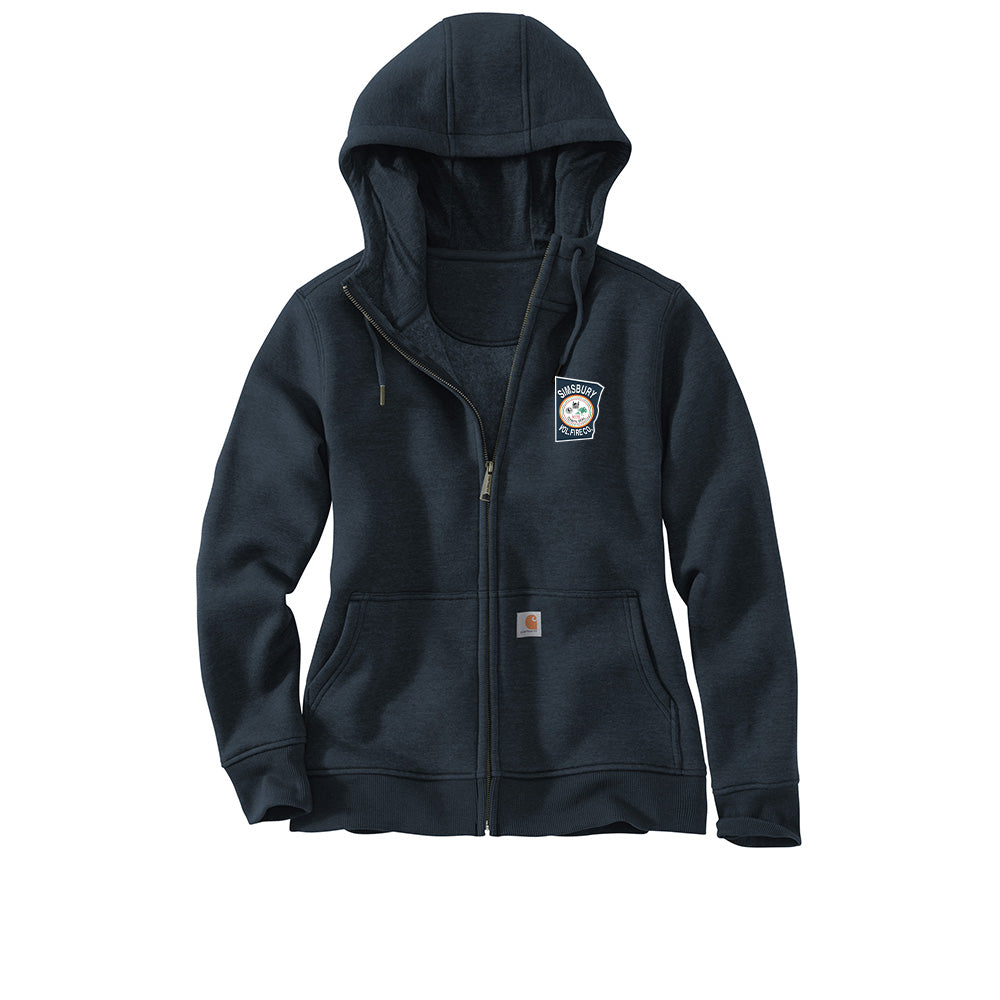 Simsbury Fire VOL. Carhartt® Ladies Full-Zip Hoodie