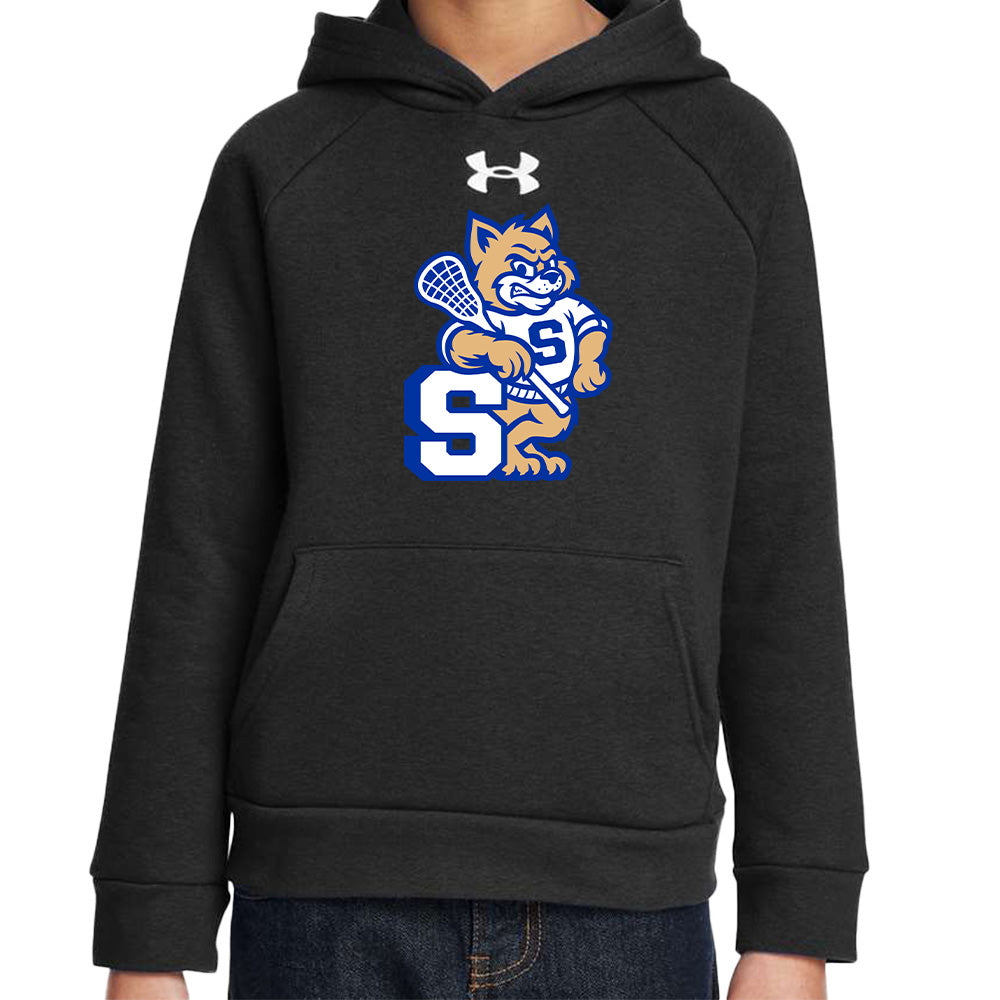 Suffield Lacrosse "NewCat" Under Armour Youth Rival Hoodie