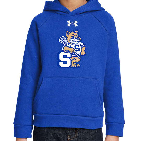 Suffield Lacrosse "NewCat" Under Armour Youth Rival Hoodie