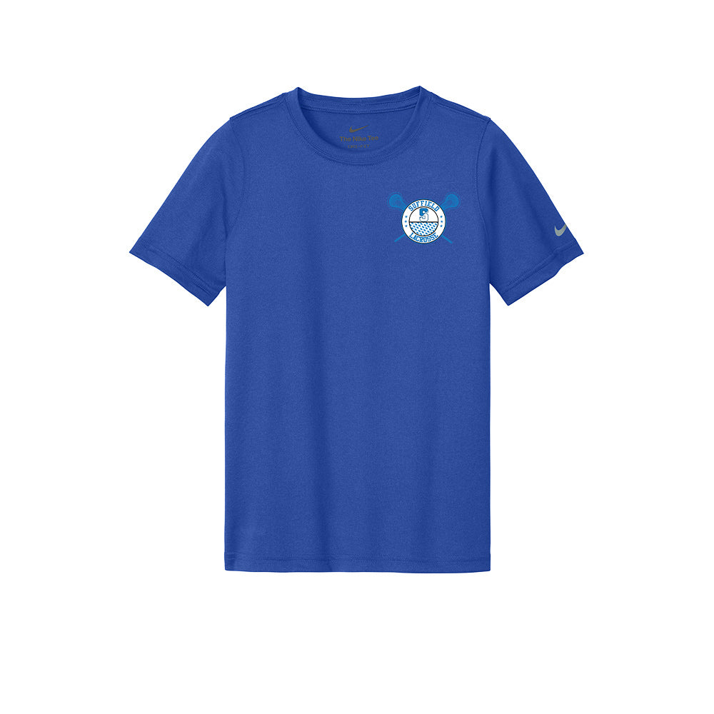 Suffield Youth Lacrosse Youth Nike Tee "Circle Corner" - NKDX8787 (color options available)
