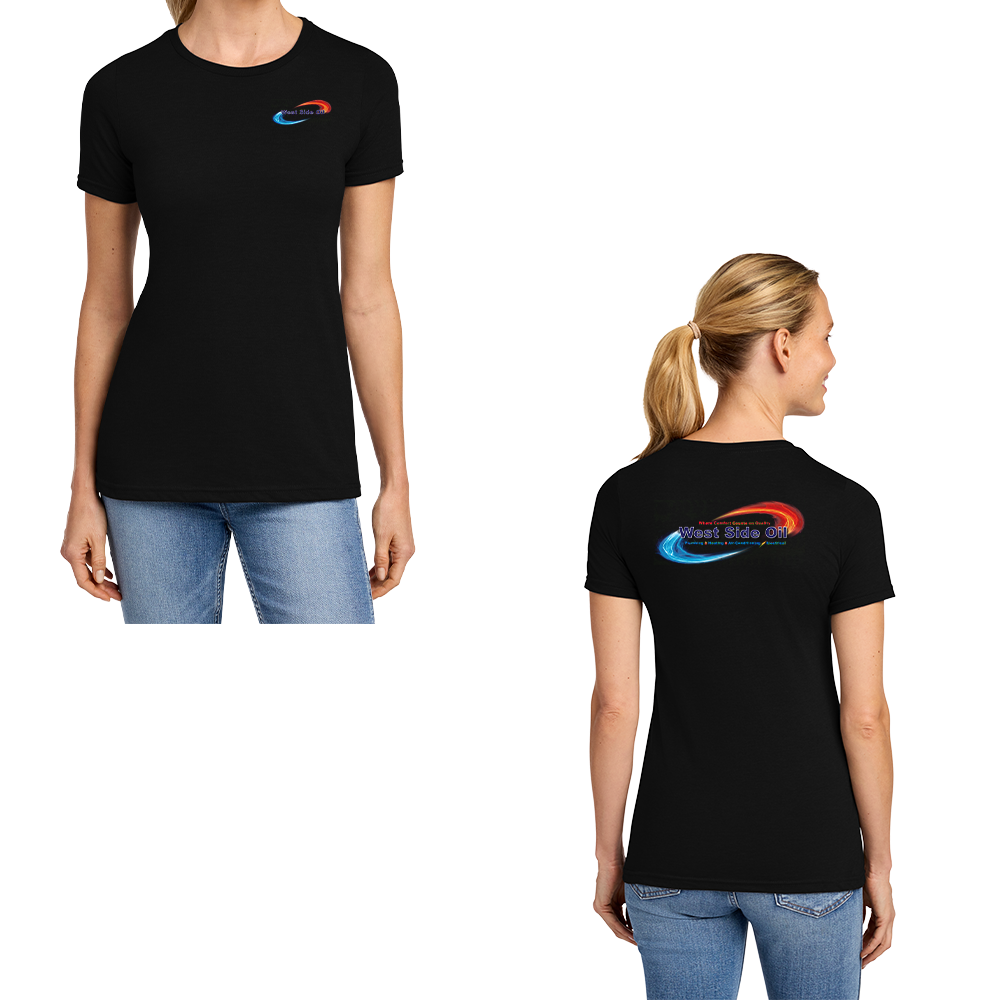 West Side Oil Softstyle Ladies CVC T-Shirt