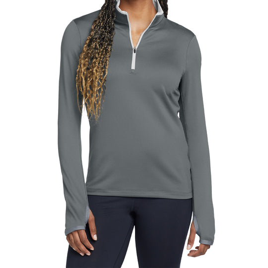 Nike Women's Dri-FIT Stretch 1/2-Zip Cover-Up