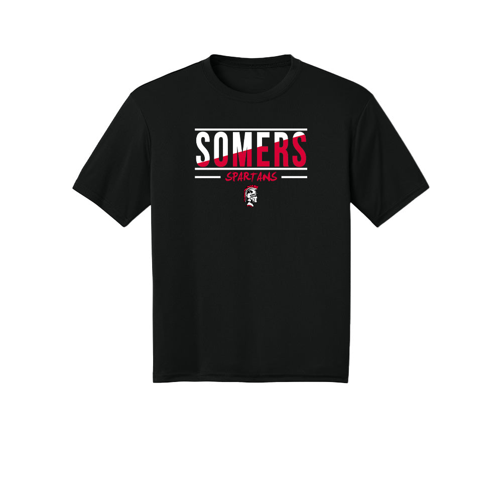 Somers PTO Youth "Split" Tech Tee