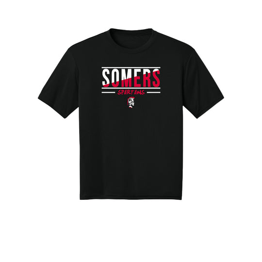 Somers PTO Youth "Split" Tech Tee