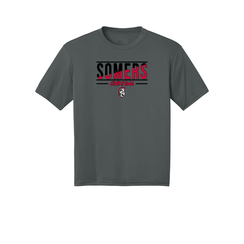 Somers PTO Youth "Split" Tech Tee