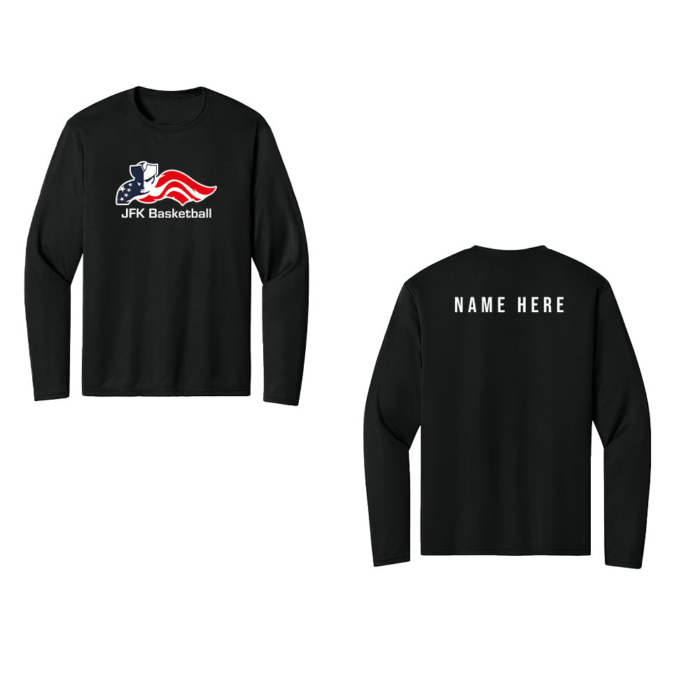 JFK Basketball LS Shooter Tech Tee (Includes Name)