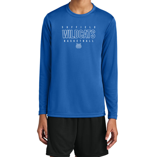 Suffield Travel Youth LS Tech Tee
