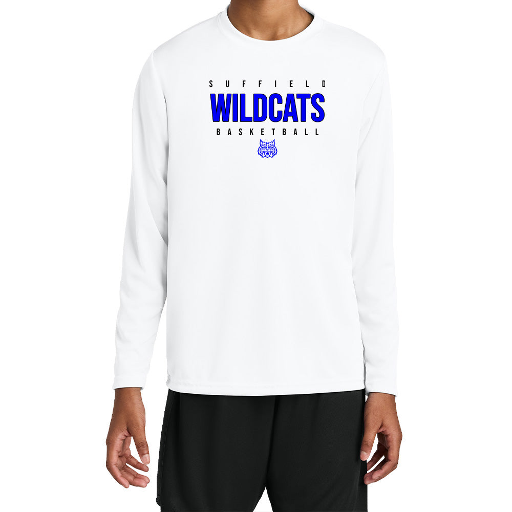 Suffield Travel Youth LS Tech Tee