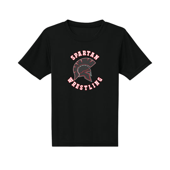 Spartan Wrestling Youth Tech Tee