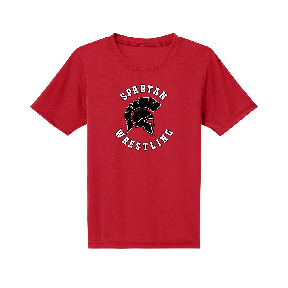 Spartan Wrestling Youth Tech Tee