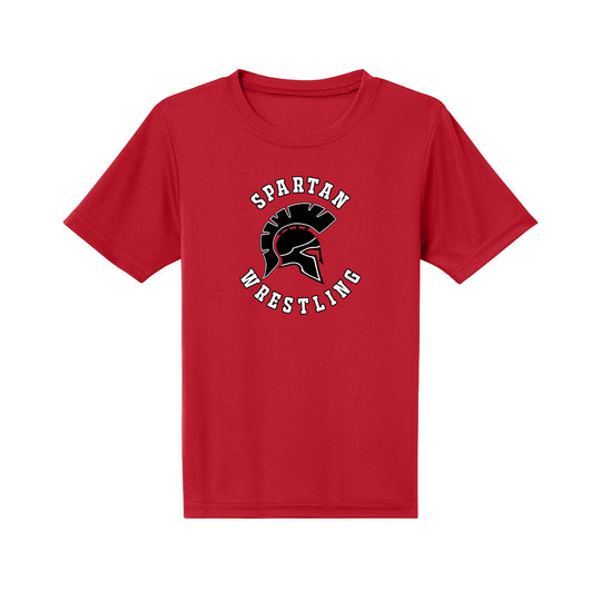 Spartan Wrestling Youth Tech Tee
