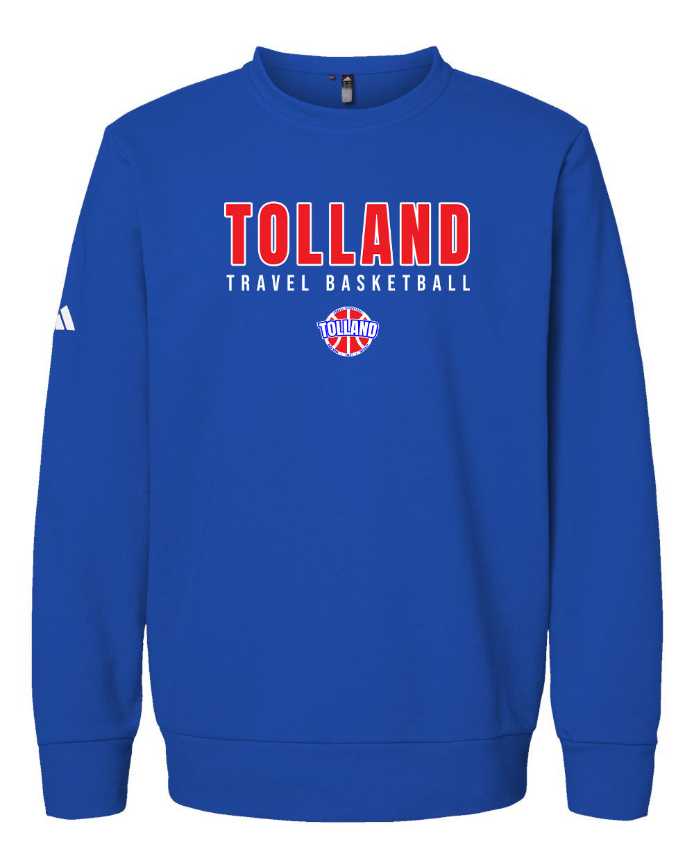 Tolland TB Adult Adidas Crewneck Sweatshirt "TTB" - A434 (color options available)