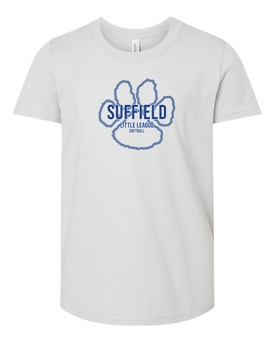 Suffield LL Youth Jersey Tee "Big Paw Softball" - 3001Y (color options available)