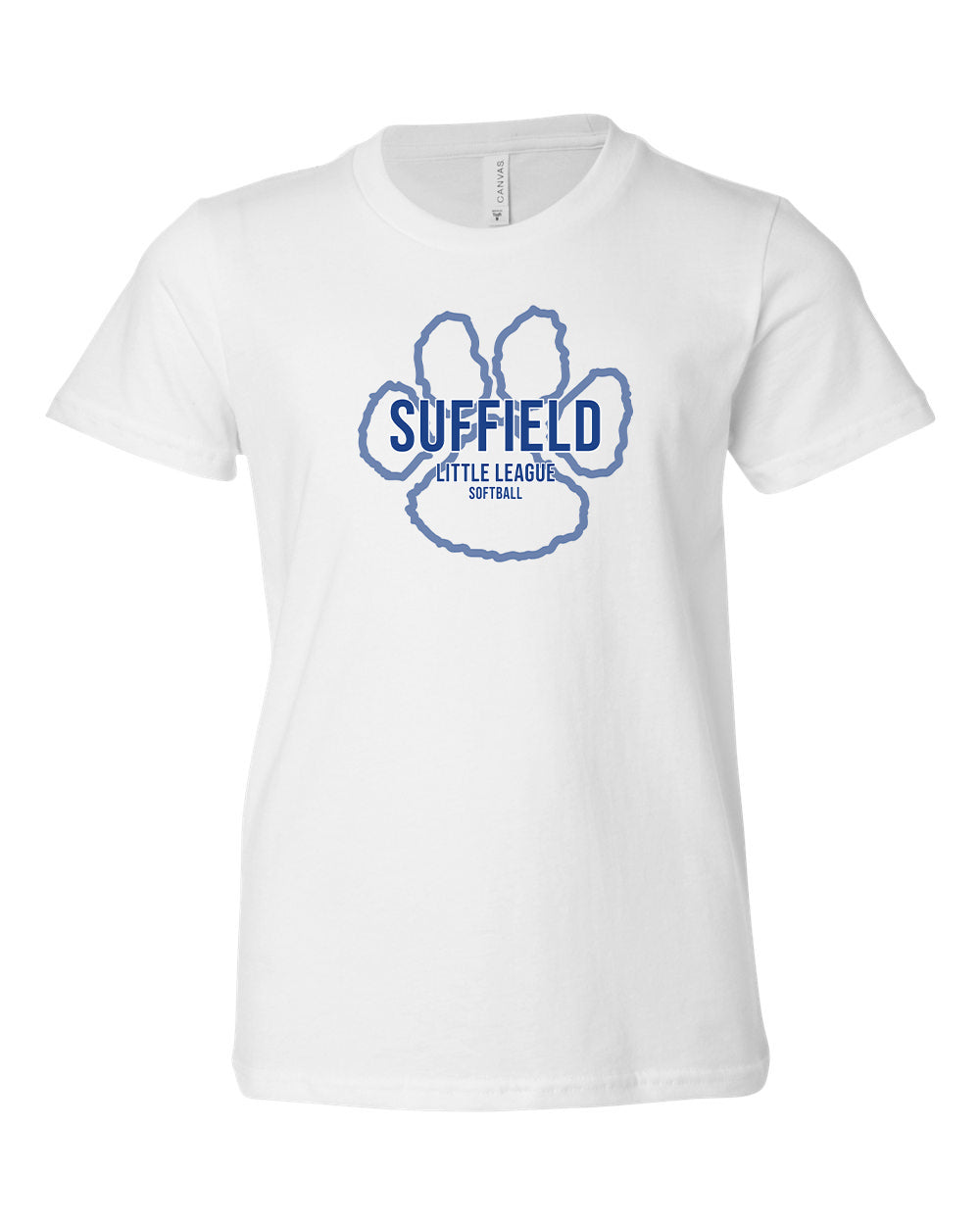 Suffield LL Youth Jersey Tee "Big Paw Softball" - 3001Y (color options available)