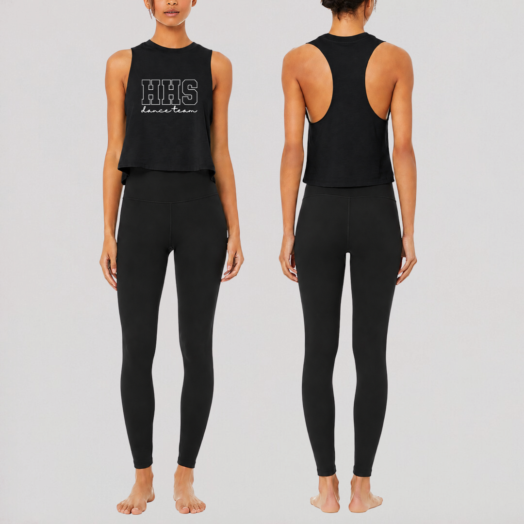 HHS Dance Team Racerback Cropped Tank