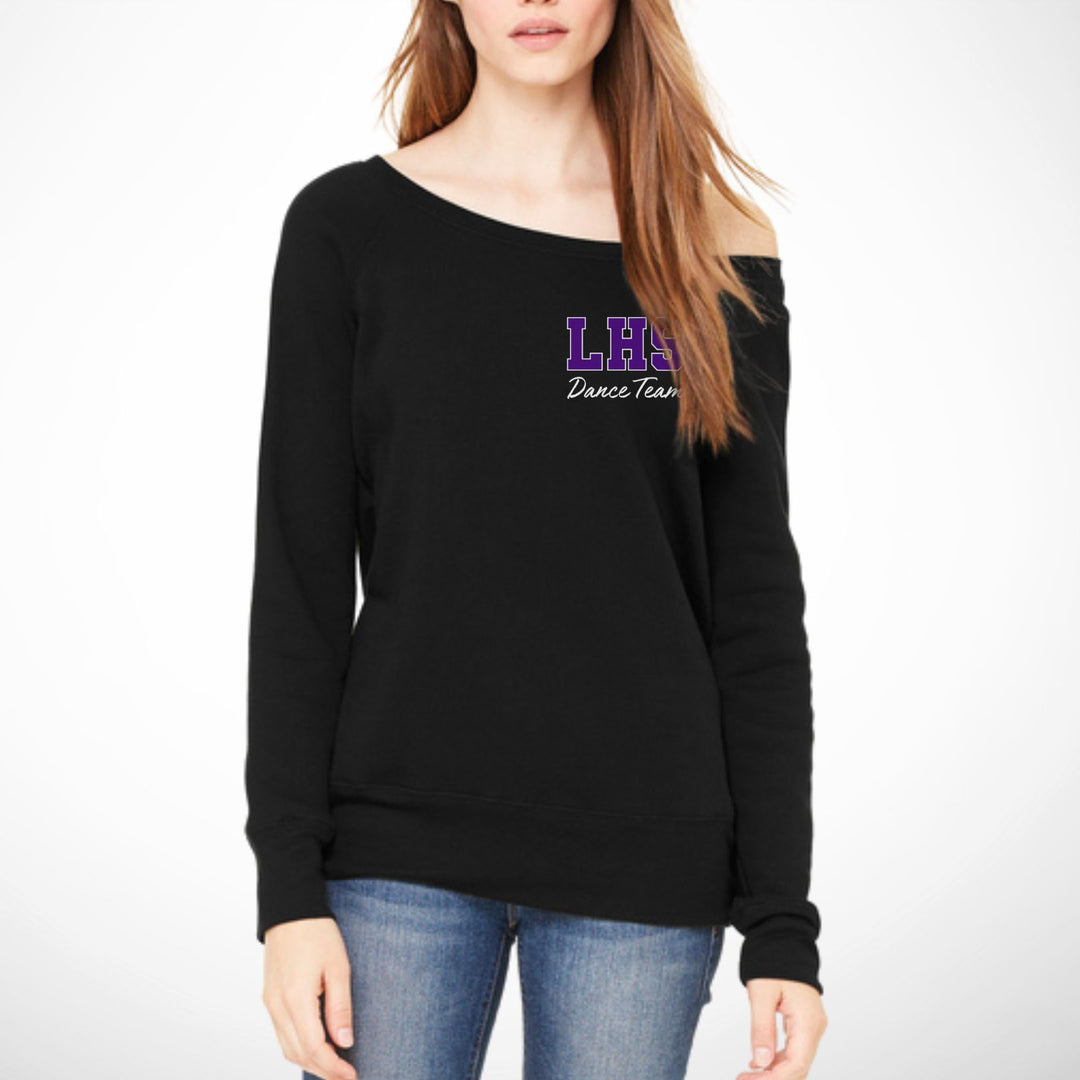 LHS Dance Team Wide-Neck Sweatshirt