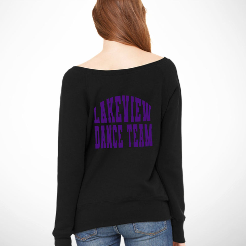 LHS Dance Team Wide-Neck Sweatshirt