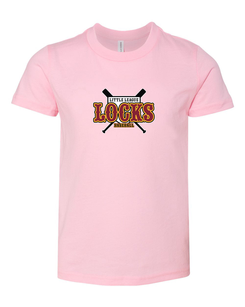 Locks Youth T-shirt "Classic Baseball" - 3001Y (color options available)