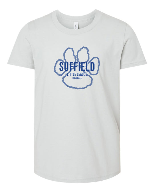 Suffield LL Youth Jersey Tee "Big Paw Baseball" - 3001Y (color options available)