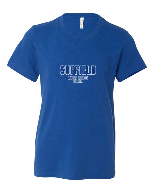 Suffield LL Youth Jersey Tee "Big Paw Baseball" - 3001Y (color options available)