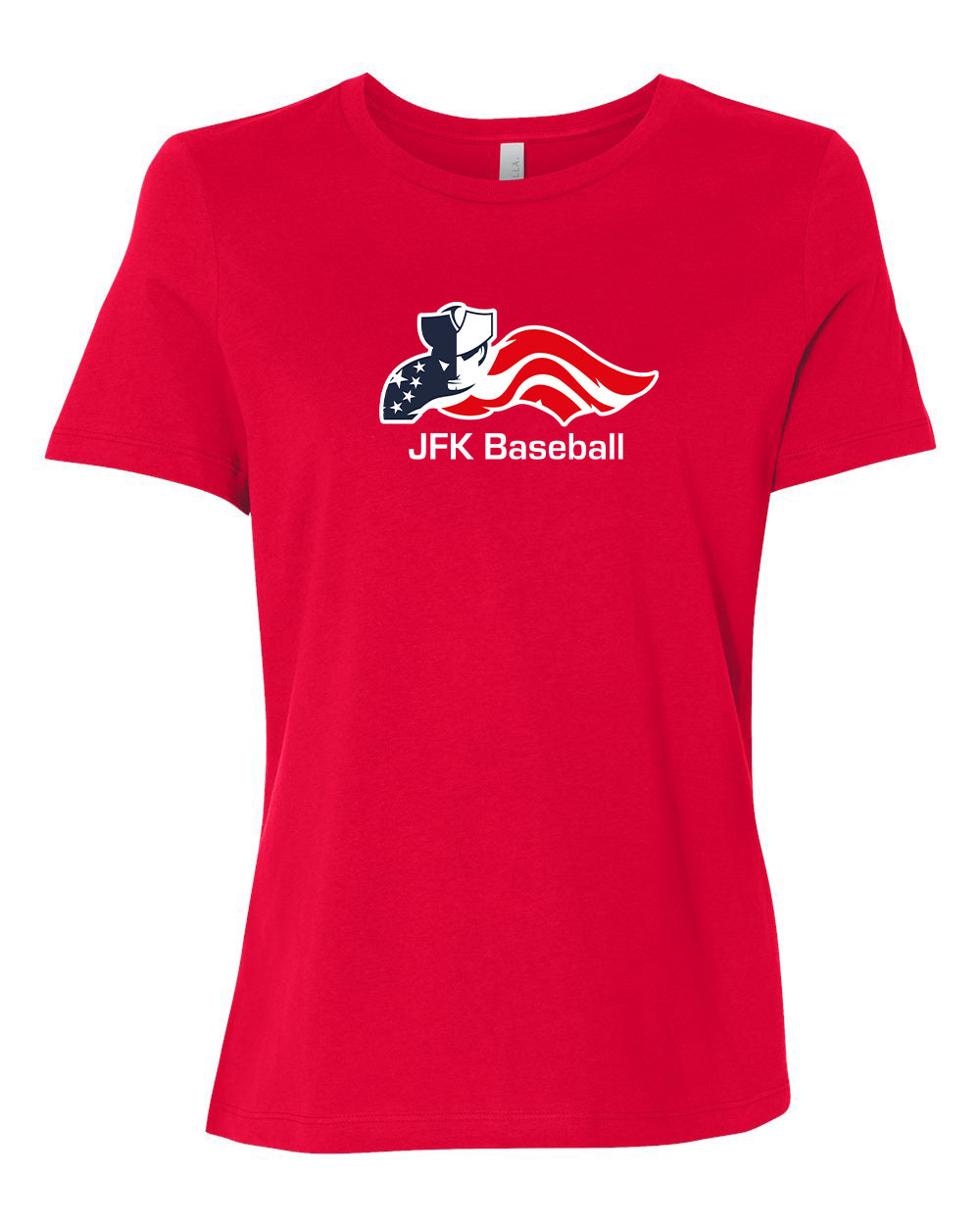 JFK Ladies Baseball Jersey Tee "Baseball" - 6400 (color options available)