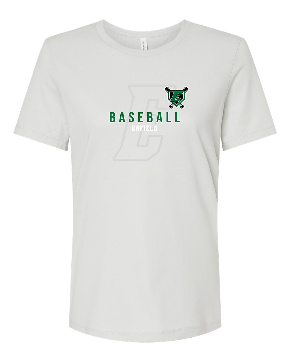 ELL Women’s Relaxed Jersey Tee "Big E Baseball" - 6400 (color options available)
