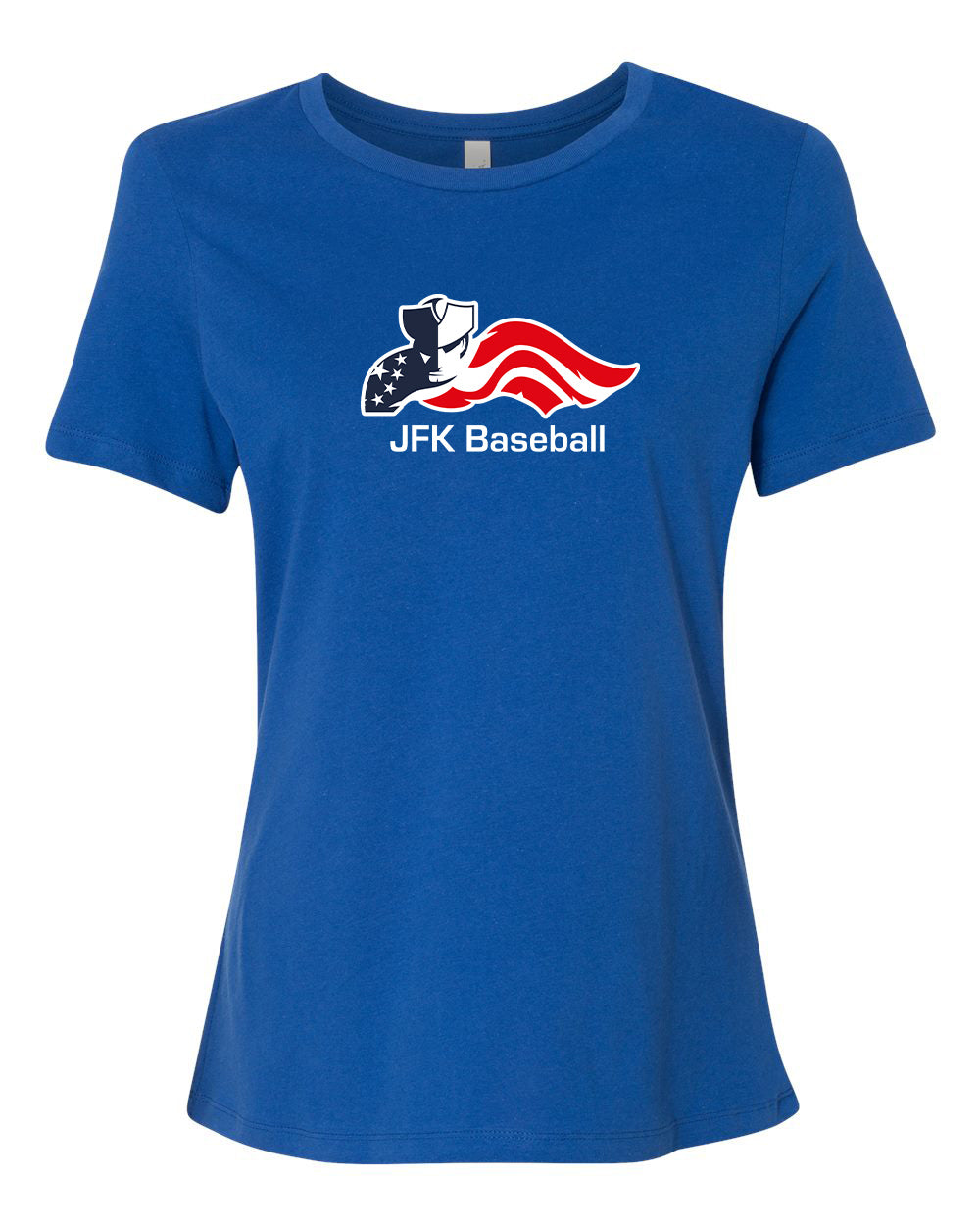 JFK Ladies Baseball Jersey Tee "Baseball" - 6400 (color options available)