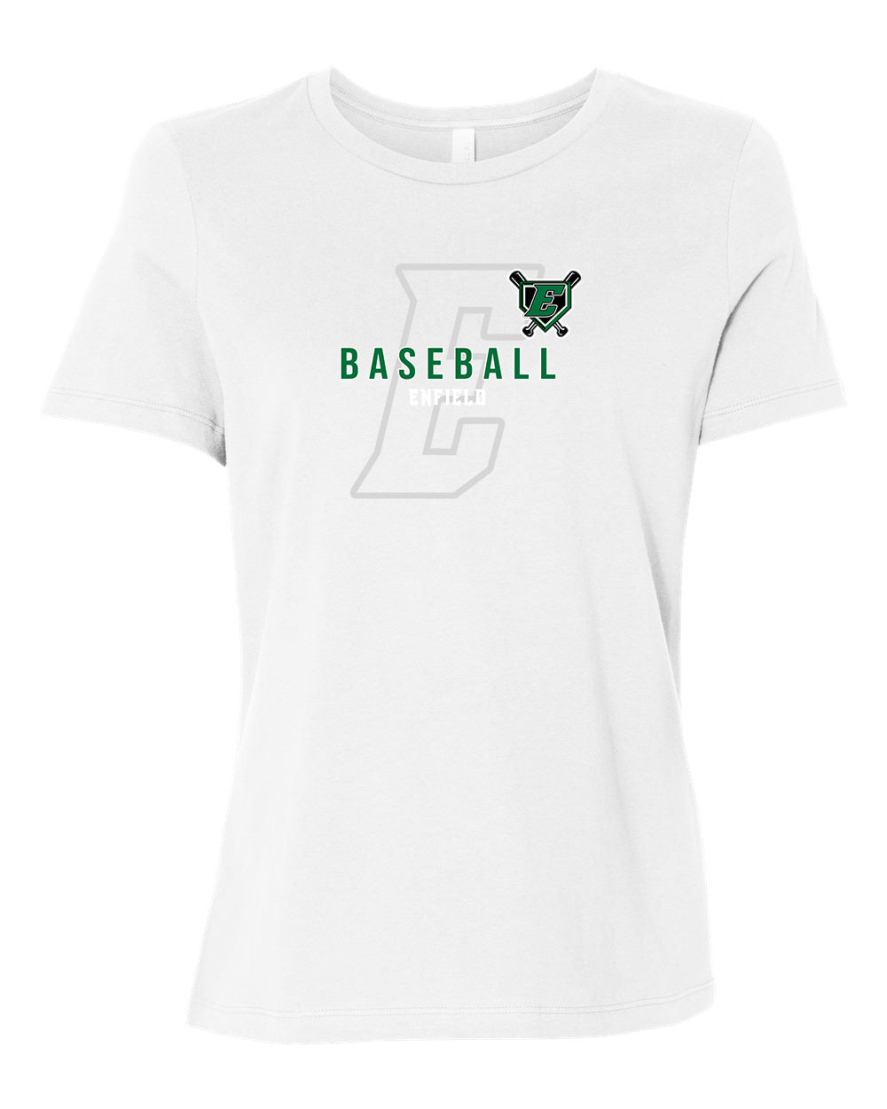 ELL Women’s Relaxed Jersey Tee "Big E Baseball" - 6400 (color options available)