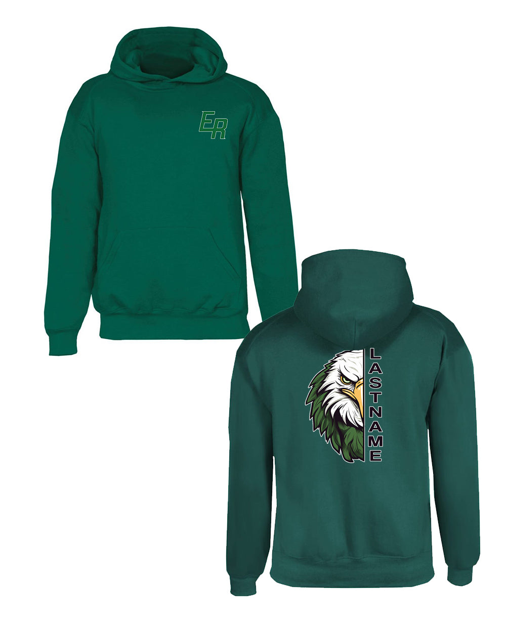 Ramblers CUSTOM NAME Youth Hooded Sweatshirt - 2254 (color options available)