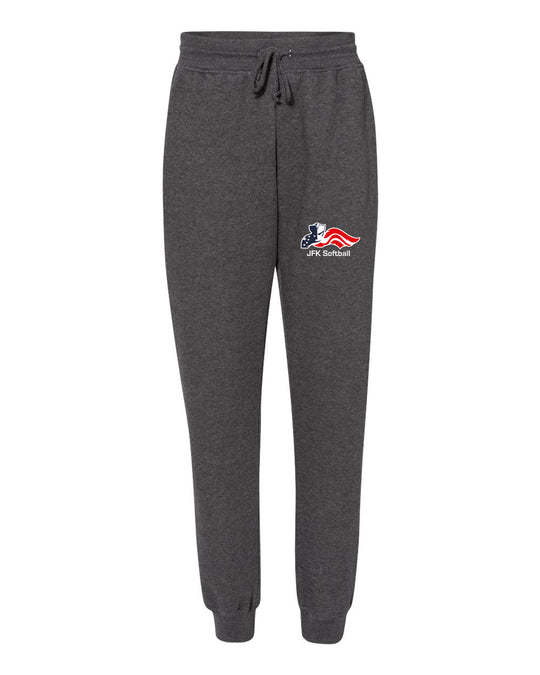 JFK Ladies Softball Badger Fleece Joggers "Softball" - 1216 (color options available)