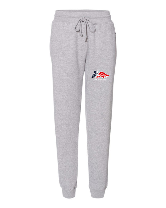 JFK Ladies Softball Badger Fleece Joggers "Softball" - 1216 (color options available)