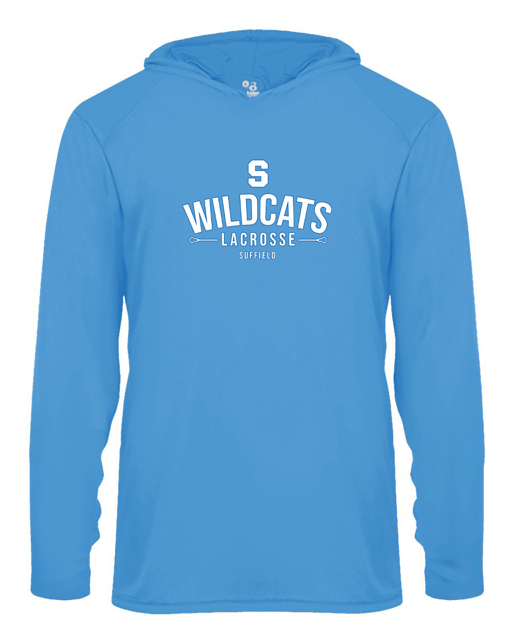 Suffield High Lacrosse - Youth B-Core LS Hooded T-shirt "Classic" - 2105 (color options available)