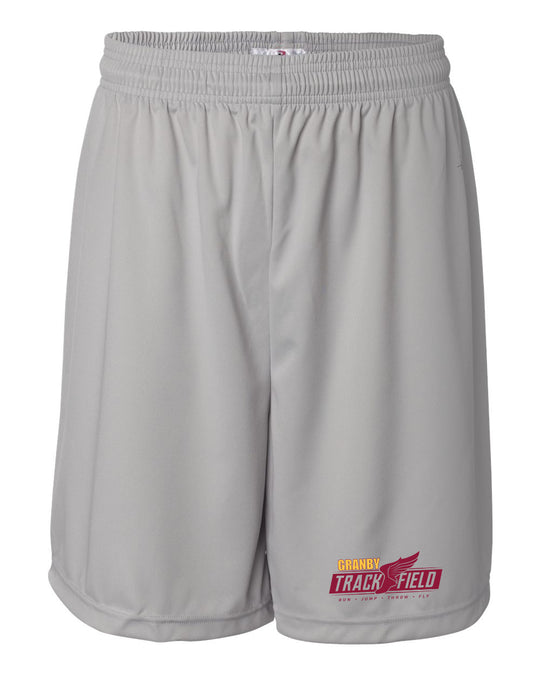 Granby High T&F Adult Badger 7”inch shorts - 4107 (color options available)