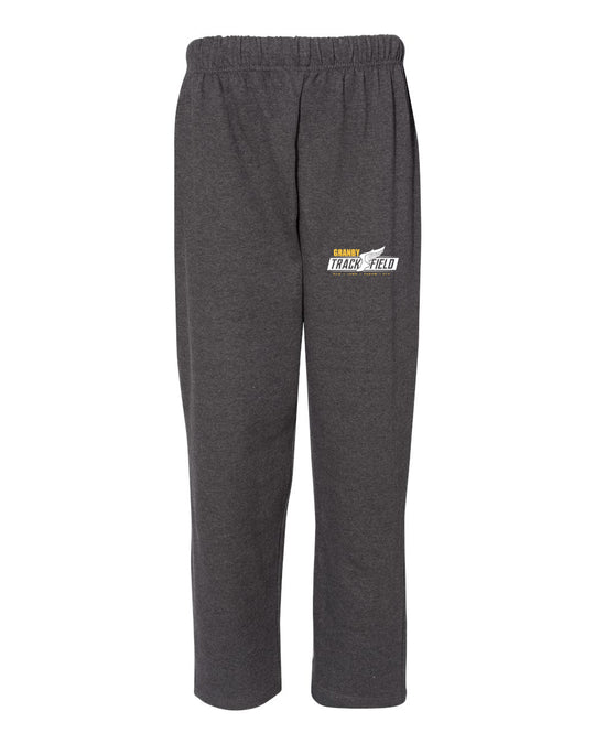 Granby High T&F Adult Open Bottom Sweatpants - 5577 (color options available)