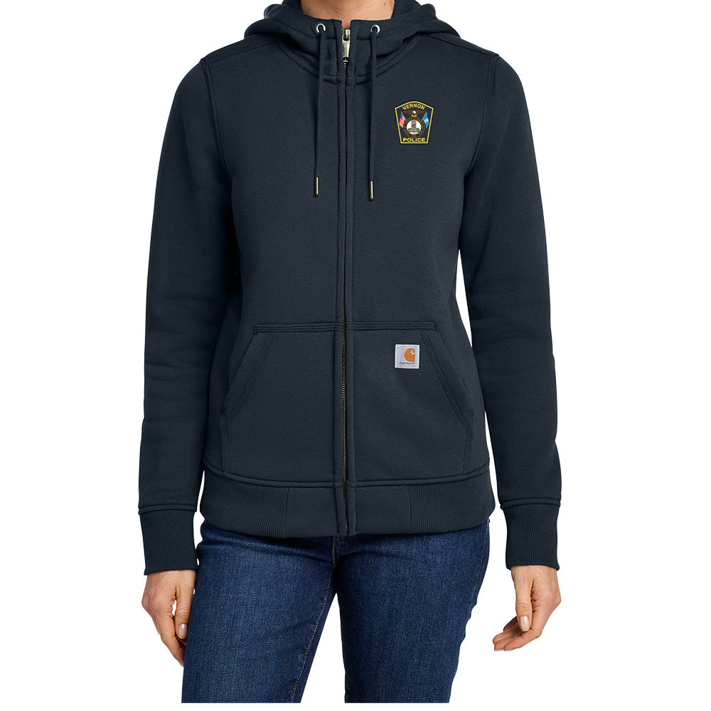 Vernon Police Ladies Carhartt® Full Zip Hoodie