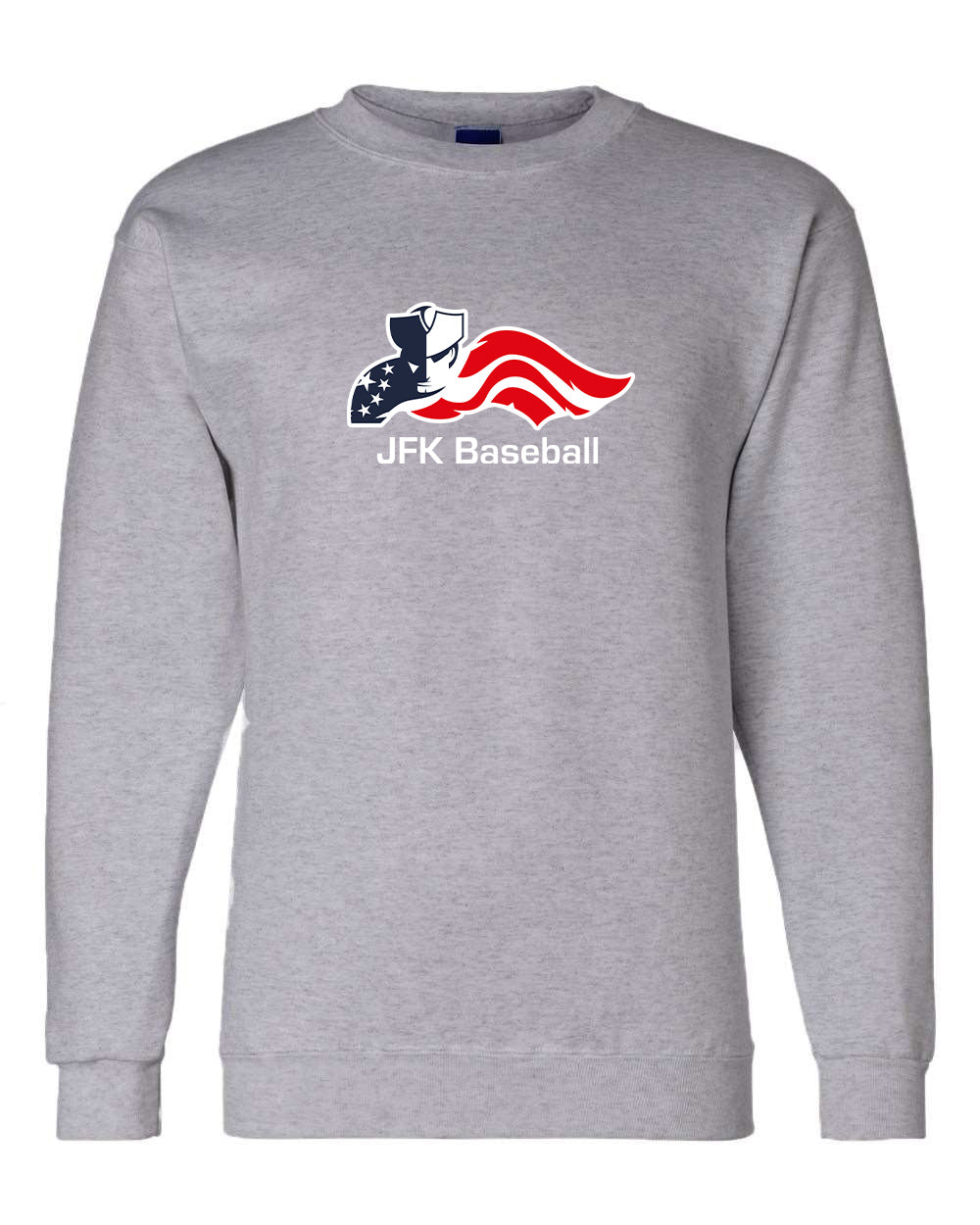 JFK Baseball Adult Champion Crew Neck "Baseball" - S600 (color options available)