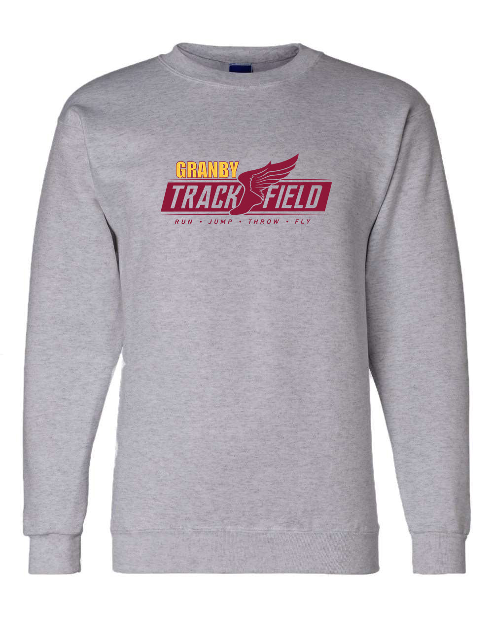 Granby High T&F Adult Champion Crew neck - S600 (color options available)