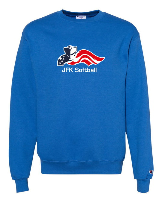 JFK Softball Adult Champion Crew Neck "Softball" - S600 (color options available)