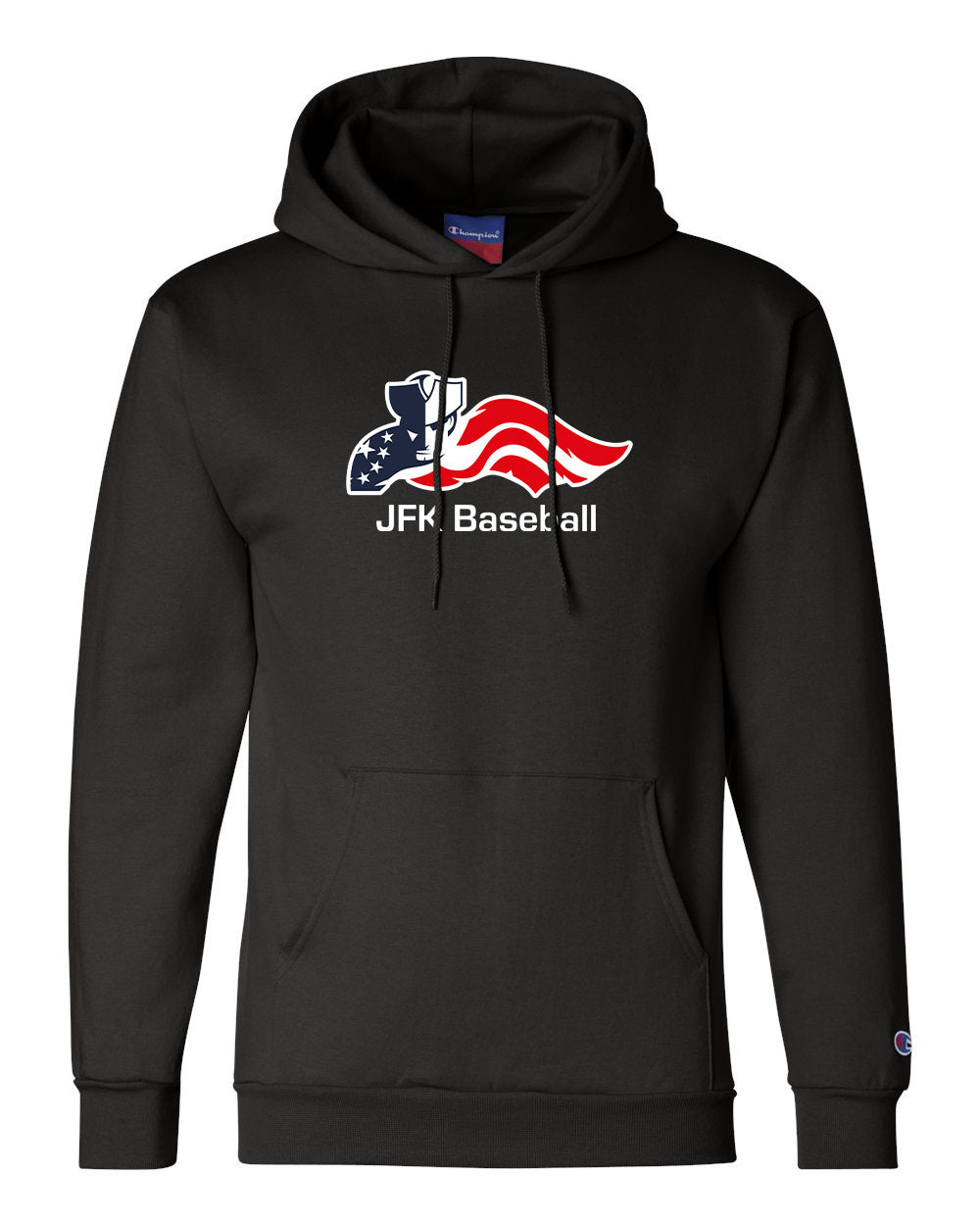 JFK Baseball Adult Champion Hoodie "Baseball" - S700 (color options available)