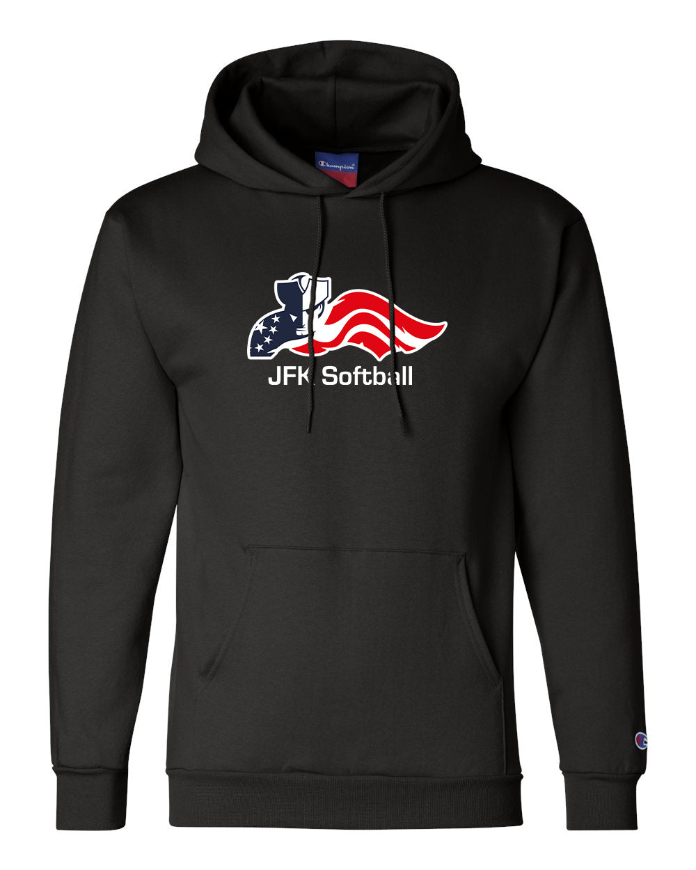 JFK Softball Adult Champion Hoodie "Softball" - S700 (color options available)