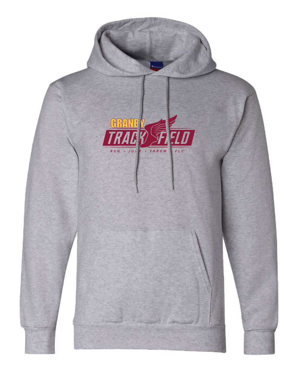 Granby High T&F Adult Champion Hoodie - S700 (color options available)