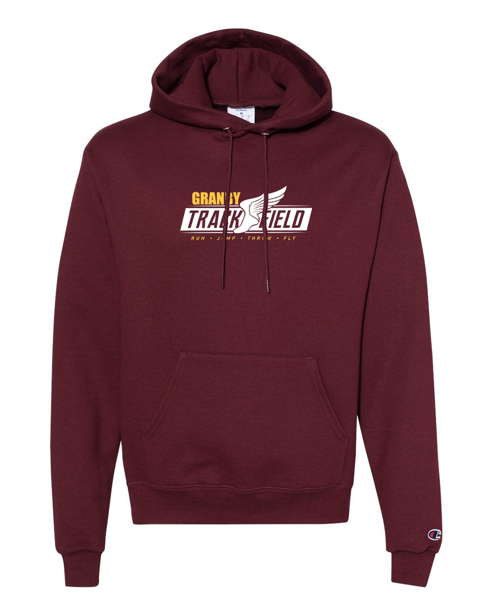 Granby High T&F Adult Champion Hoodie - S700 (color options available)