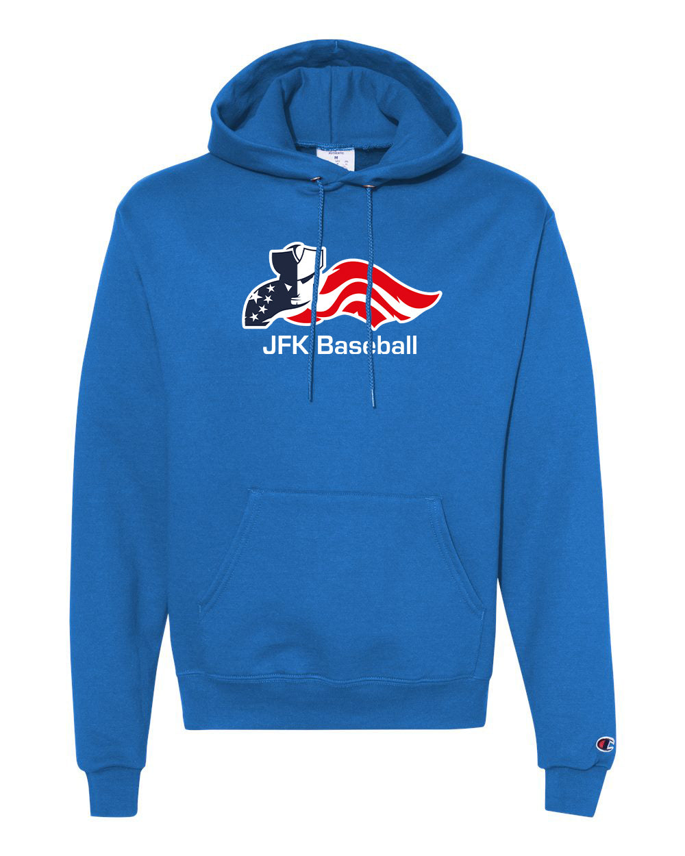 JFK Baseball Adult Champion Hoodie "Baseball" - S700 (color options available)