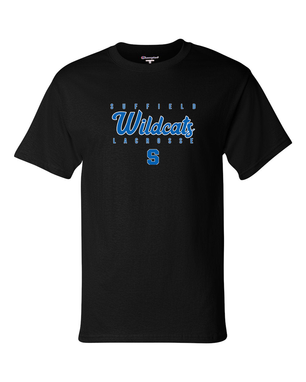 Suffield High Lacrosse - SHL Adult Champion Tee "SHL" - T425 (color options available)