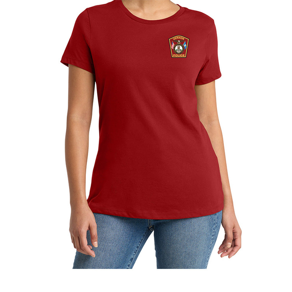 Vernon Police Perfect Weight Ladies Tee