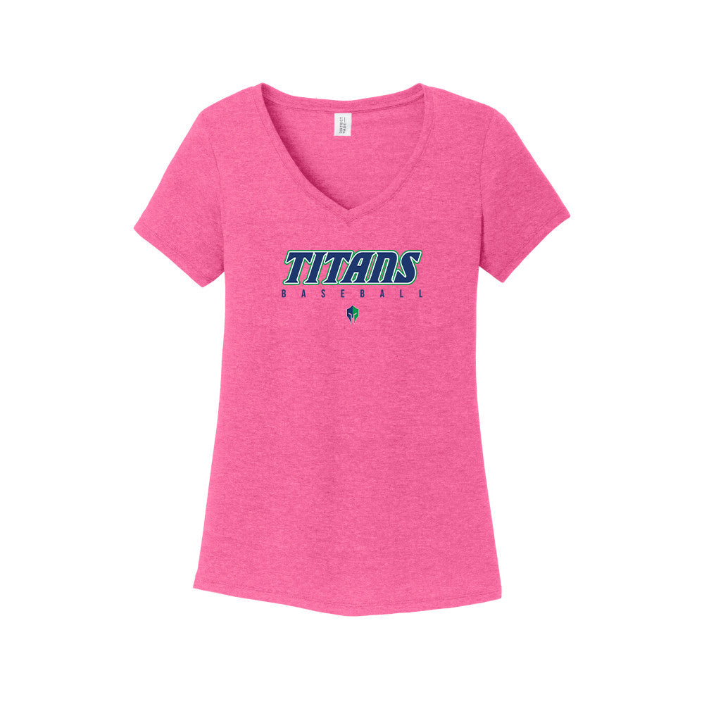 Ladies "TB" Perfect Tri® V-Neck Tee