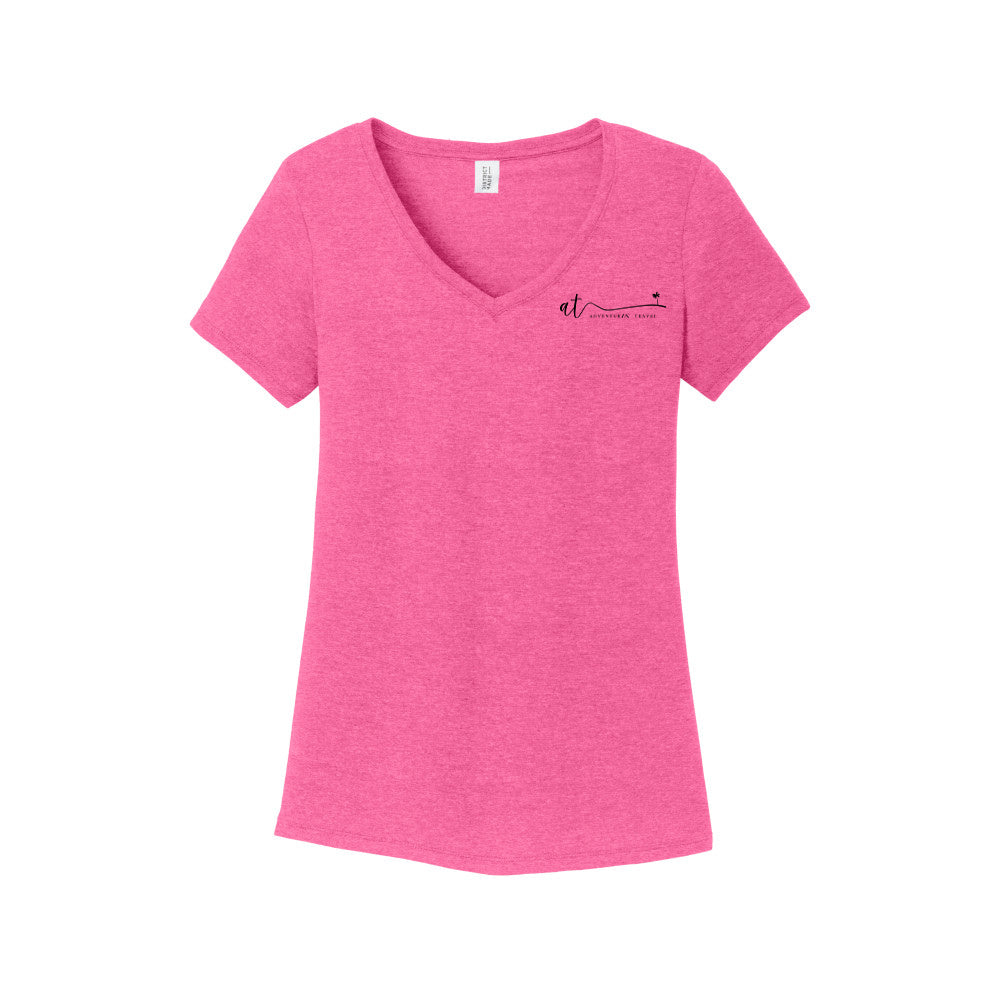 ATRAVEL Ladies V-Neck Tee - DM1350L (color options available)