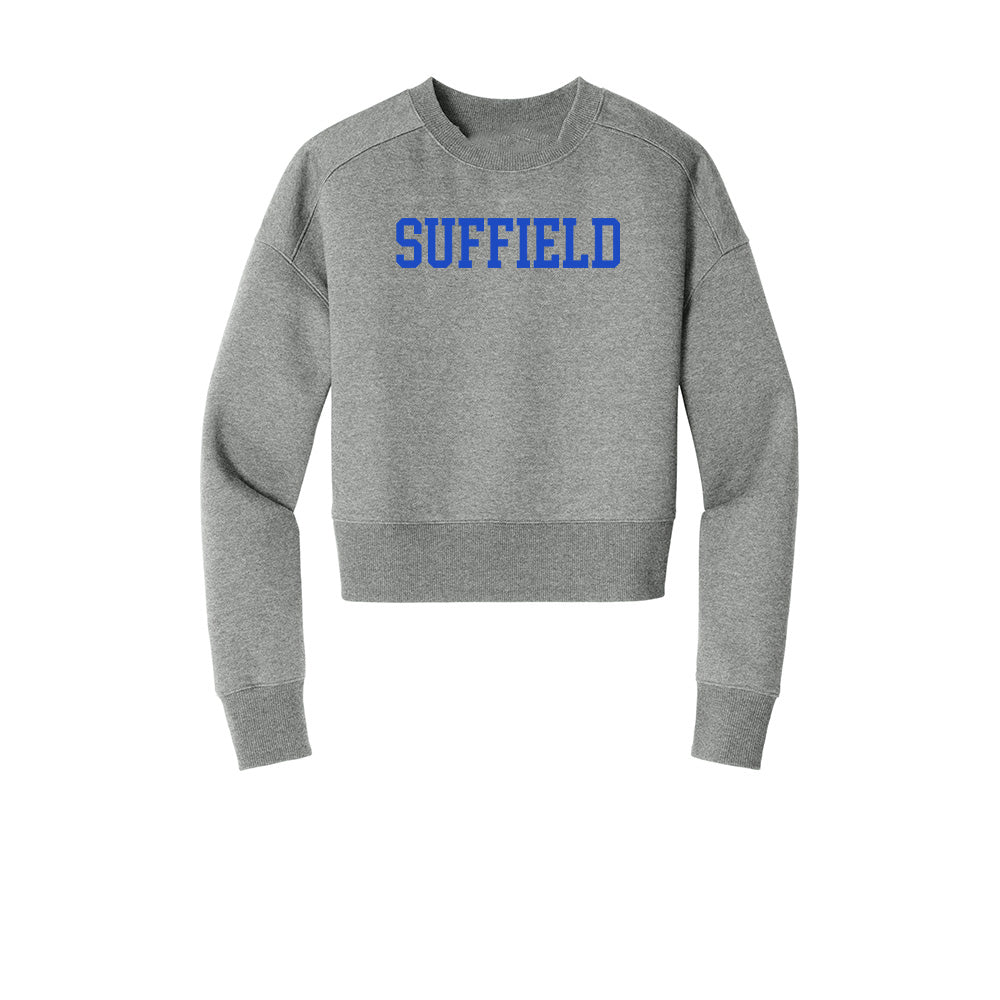 Suffield PTO Ladies Cropped Crew